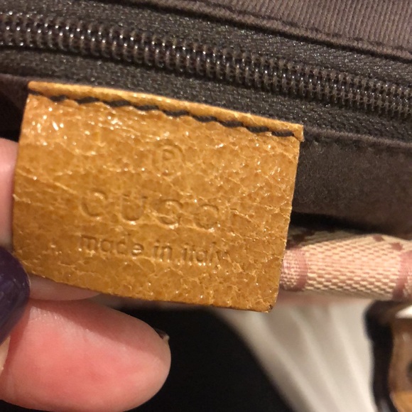 Gucci Pink GG Canvas Satchel, Great Condition❤️ - Picture 11 of 16